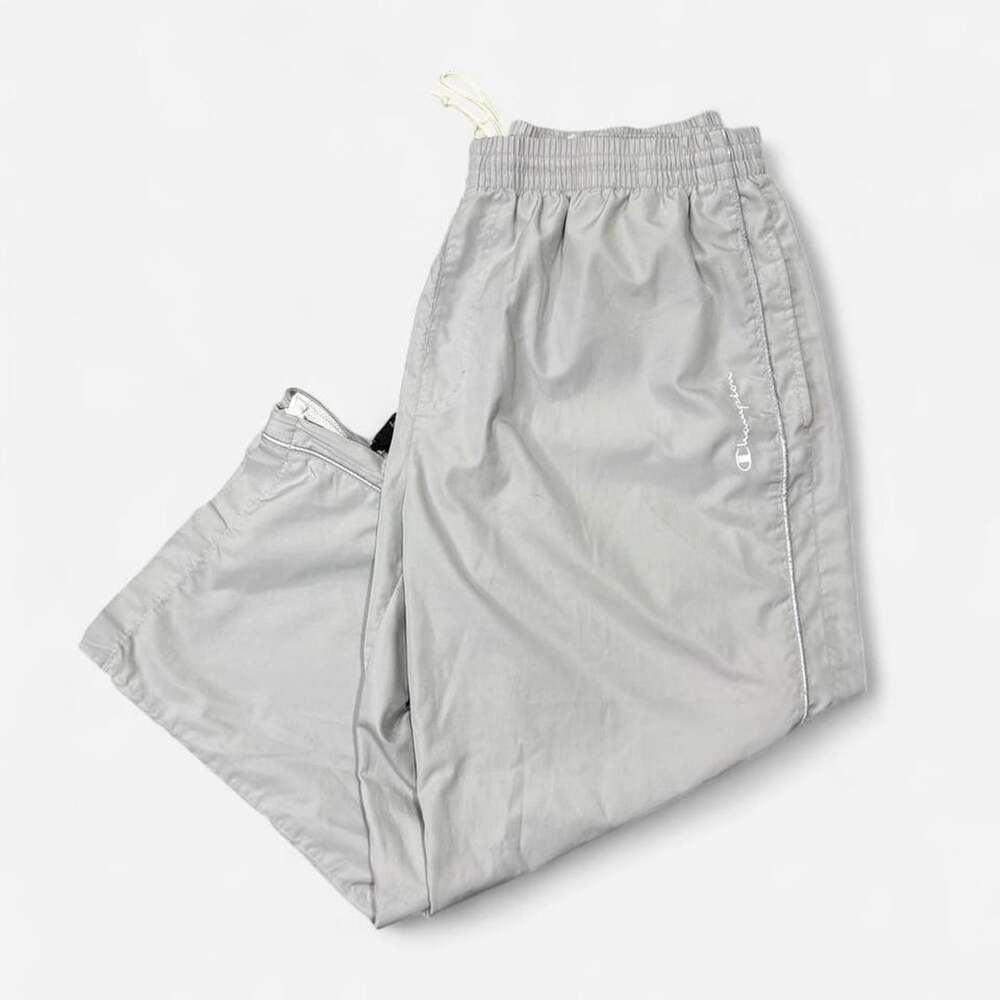 Champion Track Pants Size XL Grey Windbreaker Pants